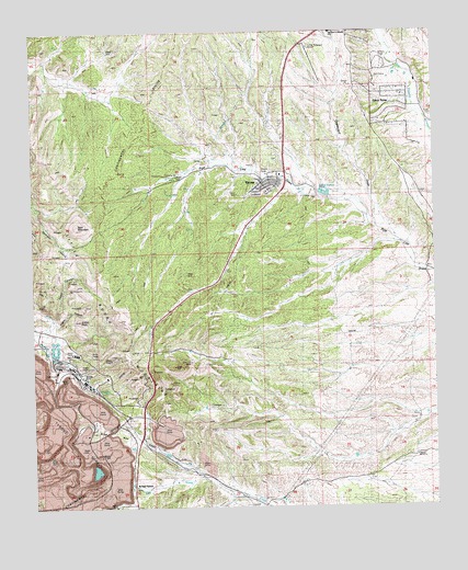 Tyrone, NM USGS Topographic Map
