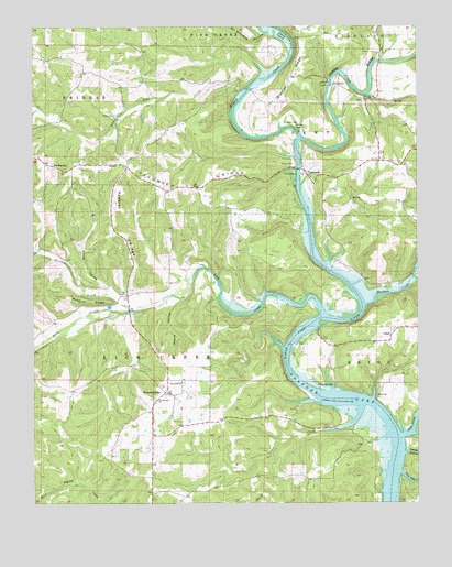 Udall, MO USGS Topographic Map