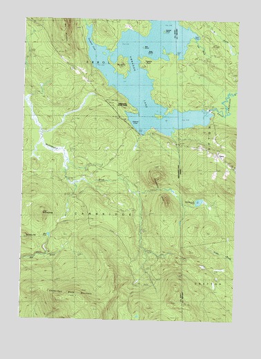 Umbagog Lake South, NH USGS Topographic Map