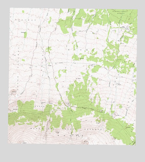 Umikoa, HI USGS Topographic Map