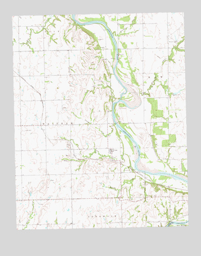Uncas, OK USGS Topographic Map