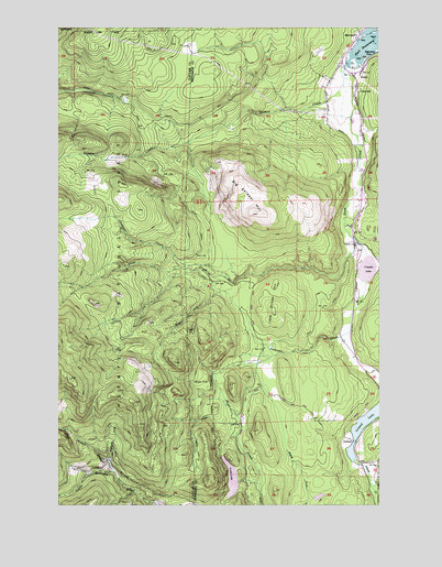 Uncas, WA USGS Topographic Map