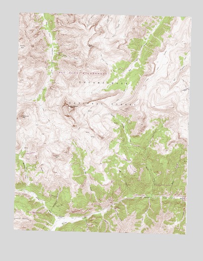 Uncompahgre Peak, CO USGS Topographic Map
