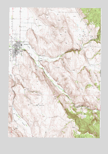 Union, OR USGS Topographic Map