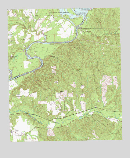 Union, GA USGS Topographic Map