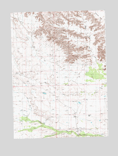 Bob Jack Well, WY USGS Topographic Map