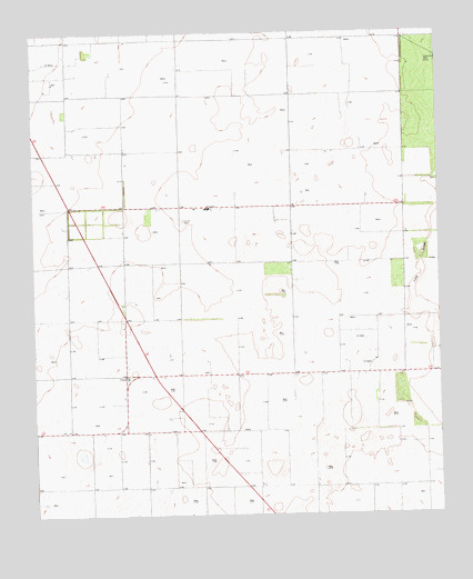 Union School, TX USGS Topographic Map