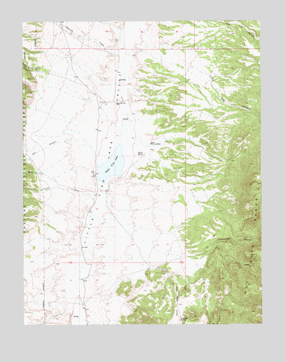 Upper Fish Lake, NV USGS Topographic Map