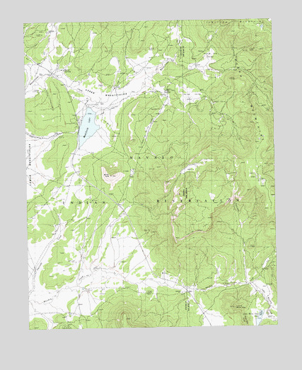 Upper Wheatfields, AZ USGS Topographic Map
