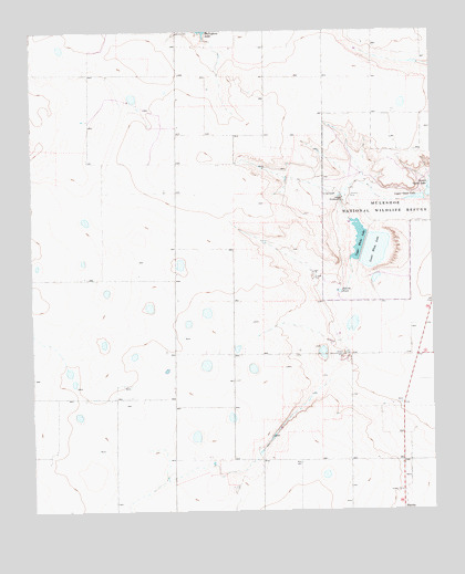 Upper White Lake, TX USGS Topographic Map