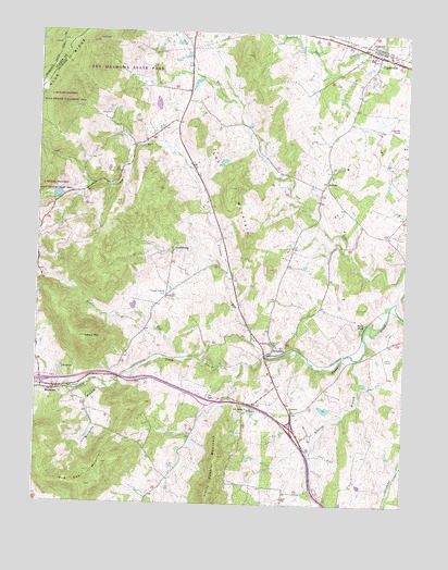 Upperville, VA USGS Topographic Map