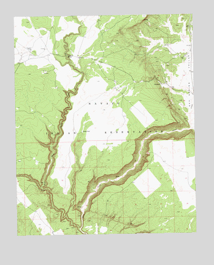 Uranium Spring, AZ USGS Topographic Map