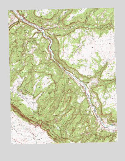 Uravan, CO USGS Topographic Map