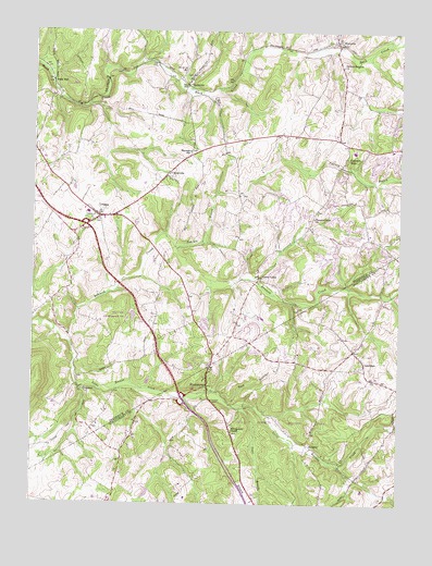 Urbana, MD USGS Topographic Map