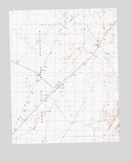 Ute, NV USGS Topographic Map