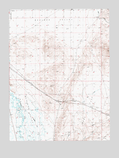 Bobs Flat, NV USGS Topographic Map