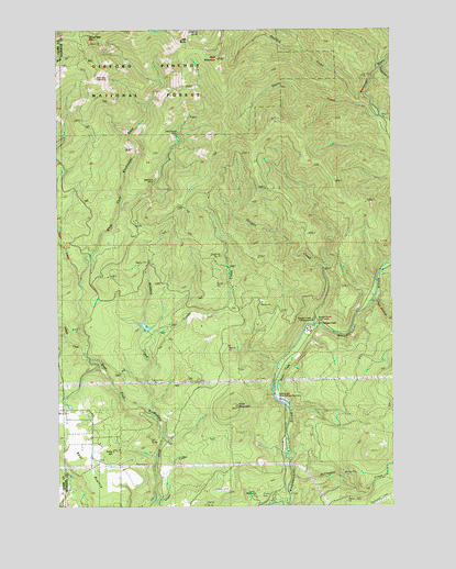 Bobs Mountain, WA USGS Topographic Map