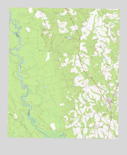 Uvalda, GA USGS Topographic Map