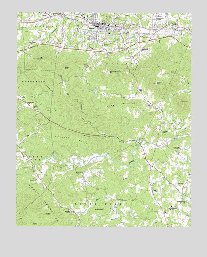 Valdese, NC USGS Topographic Map