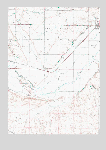 Vale West, OR USGS Topographic Map