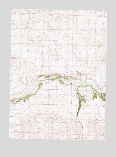 Valentine SW, NE USGS Topographic Map