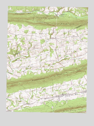 Valley View, PA USGS Topographic Map