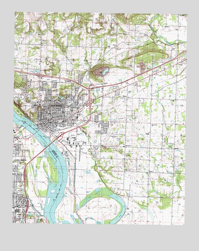 Van Buren, AR USGS Topographic Map