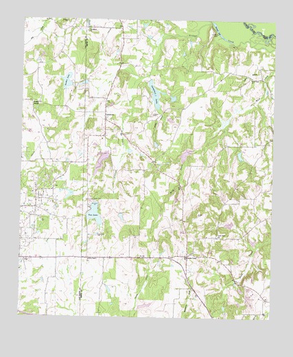 Van Lake, TX USGS Topographic Map