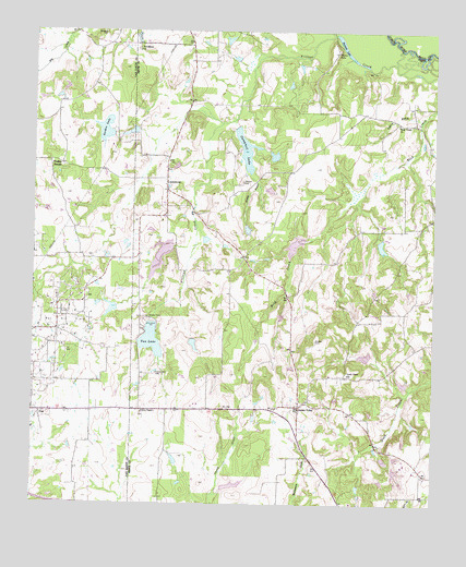 Van Lake, TX USGS Topographic Map