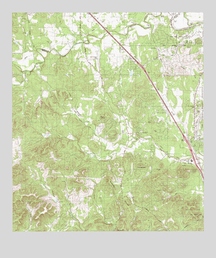 Van Raub, TX USGS Topographic Map