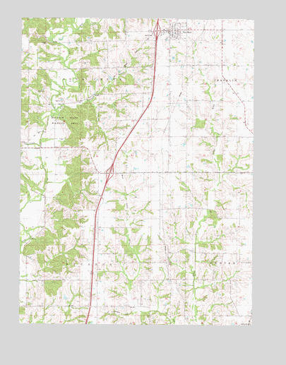 Van Wert, IA USGS Topographic Map