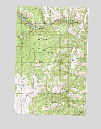 Bodie, WA USGS Topographic Map