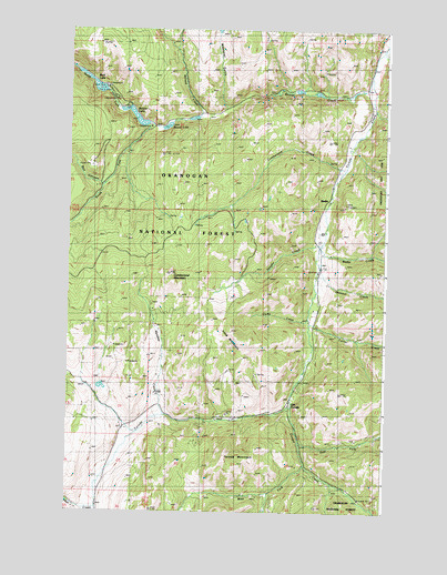 Bodie, WA USGS Topographic Map