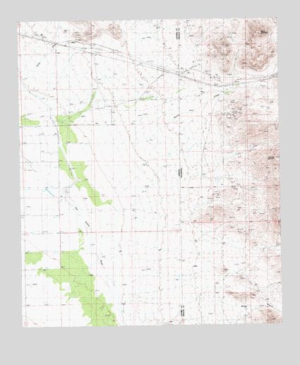 Vanar, AZ USGS Topographic Map