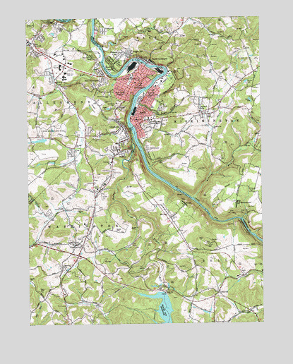 Vandergrift, PA USGS Topographic Map