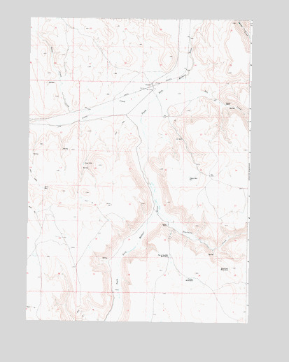 Venator, OR USGS Topographic Map