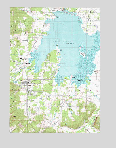 Veneta, OR USGS Topographic Map