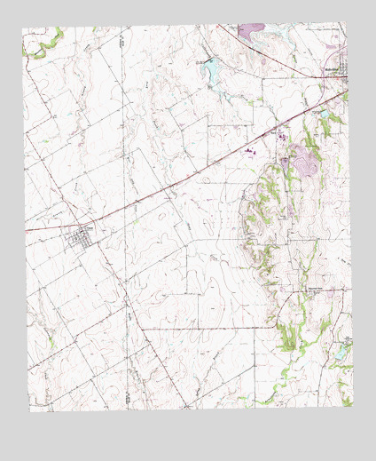 Venus, TX USGS Topographic Map
