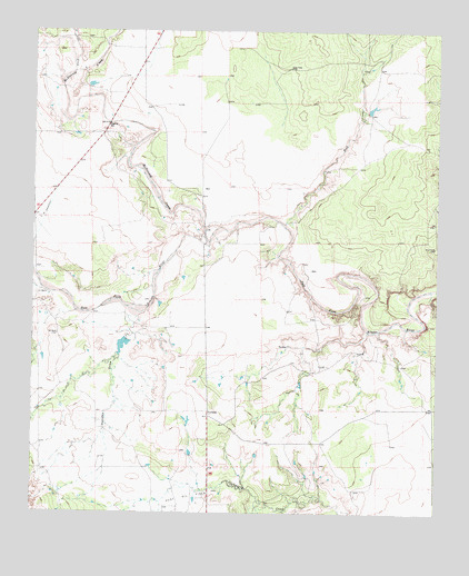 Verbena, TX USGS Topographic Map