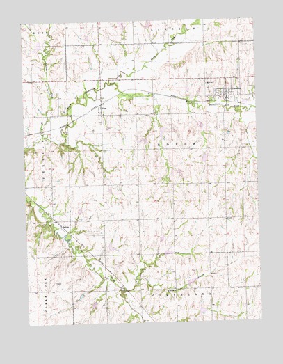 Vermillion, KS USGS Topographic Map