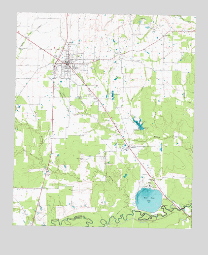 Bogata, TX USGS Topographic Map