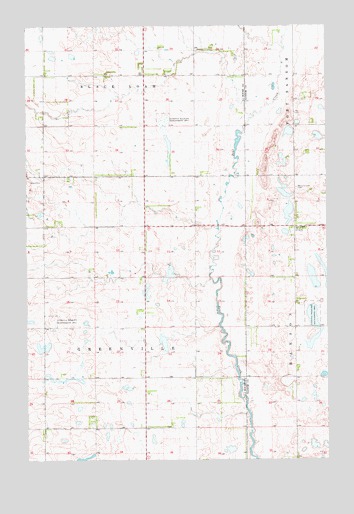 Verona NE, ND USGS Topographic Map