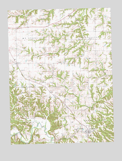 Versailles, IL USGS Topographic Map