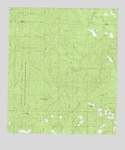 Vestry, MS USGS Topographic Map