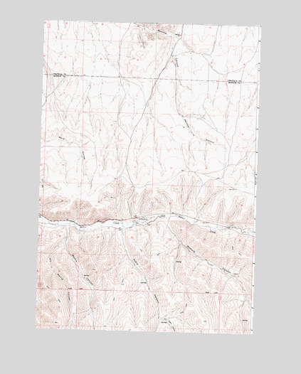 Vey Ranch, OR USGS Topographic Map