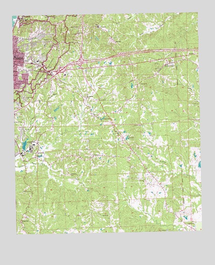 Vicksburg East, MS USGS Topographic Map