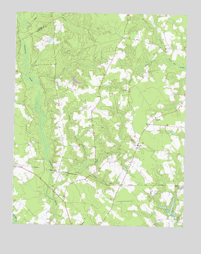 Vicksville, VA USGS Topographic Map
