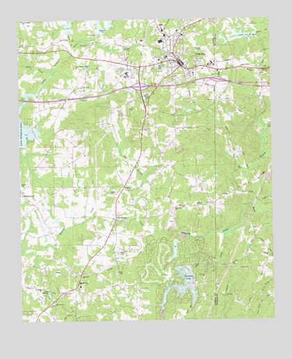 Villa Rica, GA USGS Topographic Map