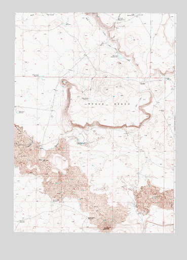 Bogus Bench, OR USGS Topographic Map