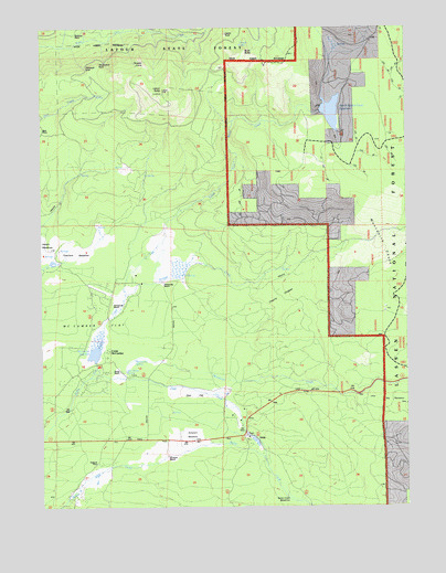 Viola, CA USGS Topographic Map